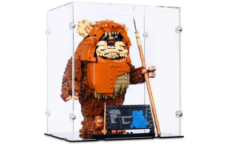 iDisplayit Acryl-Display per LEGO 75430 Star Wars Der Ewok Wicket