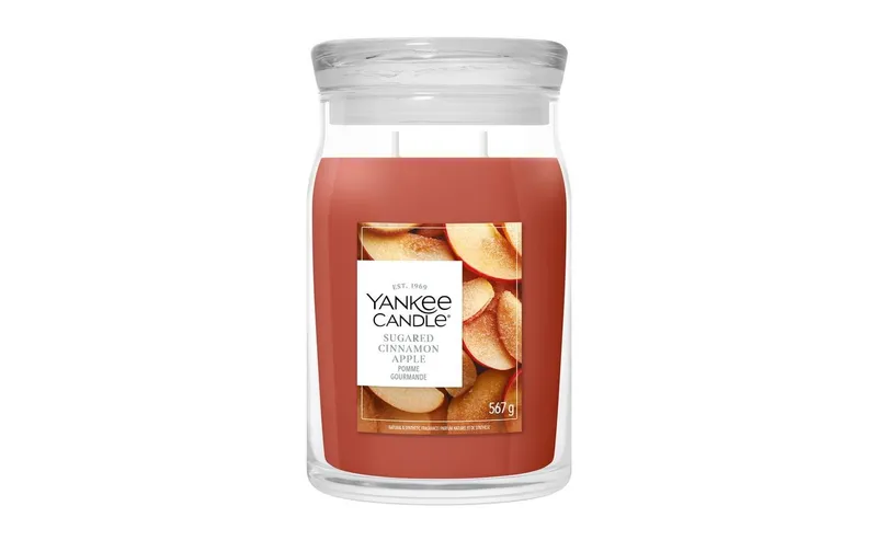 Yankee Candle Signature Duftkerze Sugared Cinnamon Apple Signature Large Jar