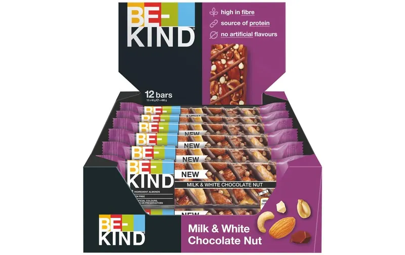 BE-KIND Riegel Milk & White Chocolate Nut 12 x 40 g