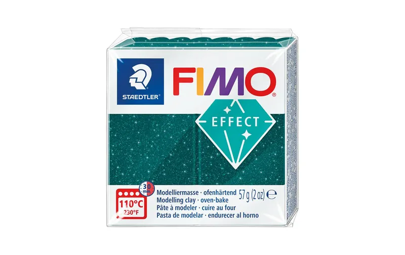 Fimo Modelliermasse Fimo effect 57g Galaxy grün