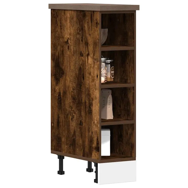 Unterschrank Riga Räuchereiche 20x44,5x81,5 cm Holzwerkstoff