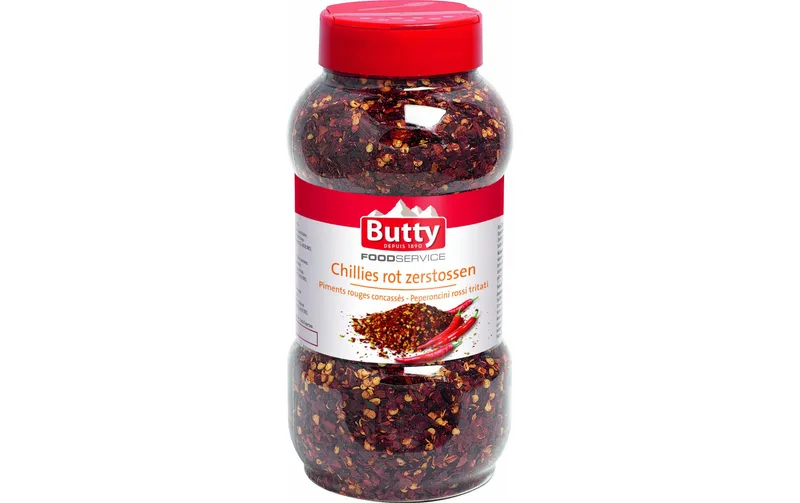 Butty Gewürz Chillies rot zerstossen 330 g