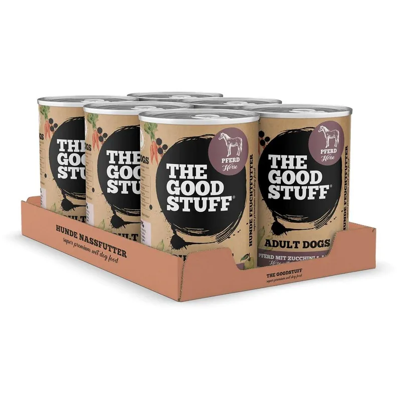 The Goodstuff Nassfutter Pferd & Zucchini Adult, 6 x 400g