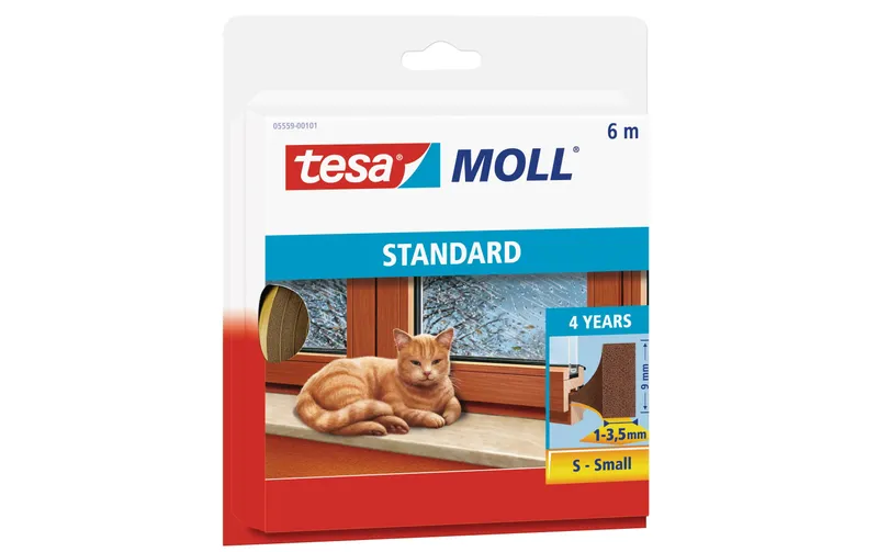 tesa Dichtungsband MOLL Standard 1, Braun