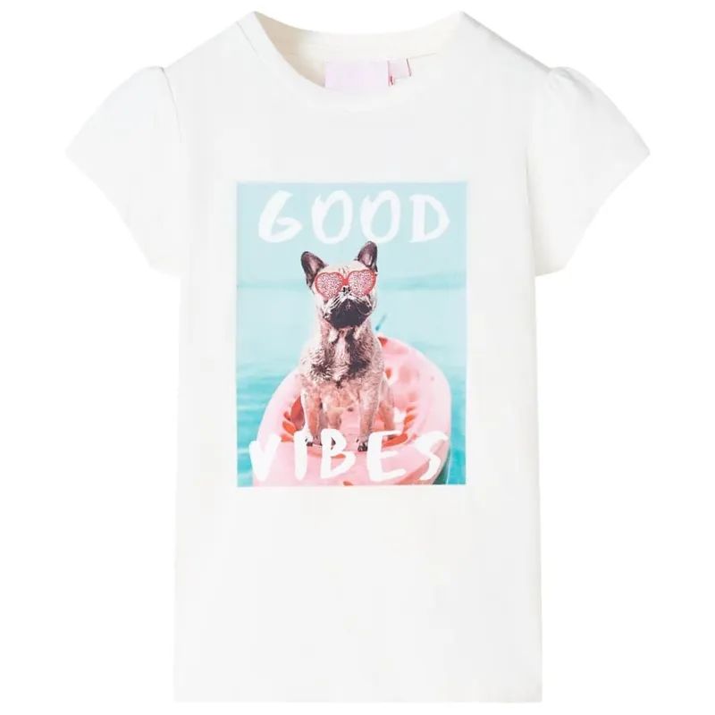 T-shirt pour enfants écru 140