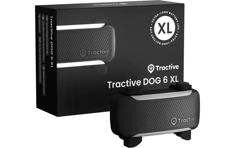 tractive Tractive DOG 6 Xl – black noir, pour grosse Hunde ab 20 kg