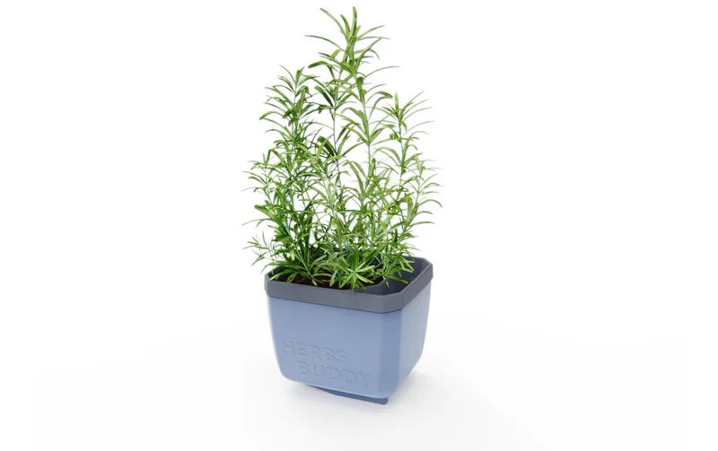 Gusta Garden HERBS BUDDY Kräutertopf Blau