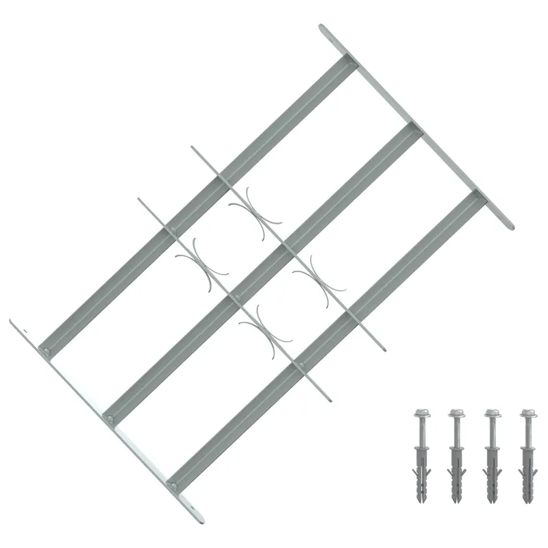 Sicherheitsgitter für Fenster mit 3 Querstangen 3 Stk.