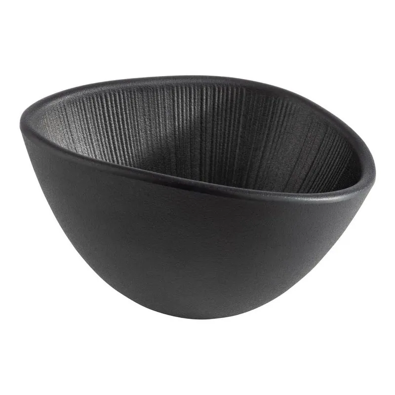 APS Schale APS Bowl Oval Nero 14.5 x 12.5 cm, Schwarz