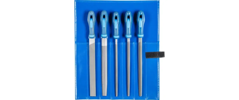 Pferd Werkstattfeilen-Set WR 5-tlg. 250 mm Hieb 3