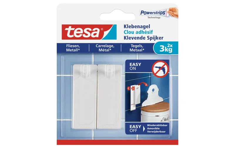 tesa Klebenagel 3 kg per Fliesen + metallo
