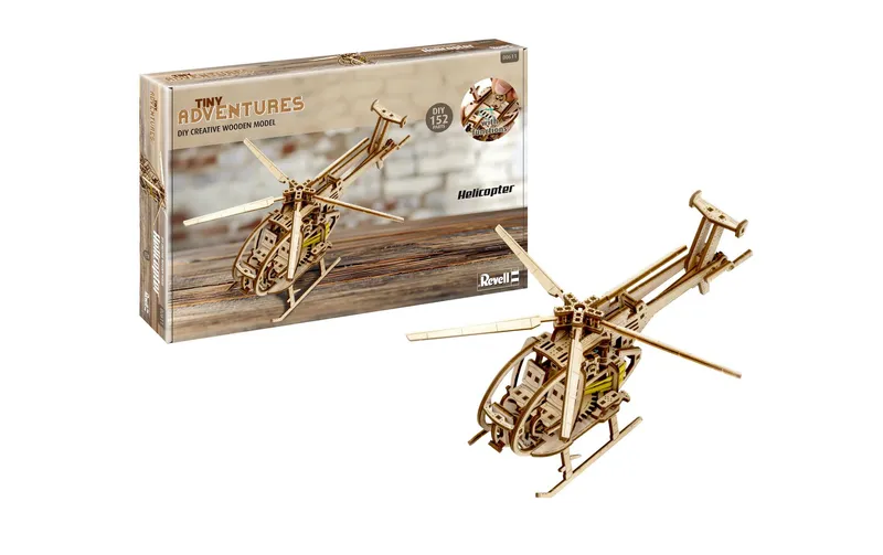 Revell Tiny Adventures – Helicopter Holzbausatz