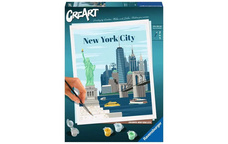 Ravensburger Malen nach Zahlen CreArt: Colorful New York City