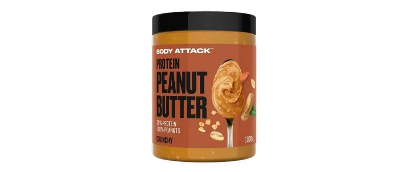 Body Attack Peanut Butter/Crunch Arachide, 1 x 1000 g