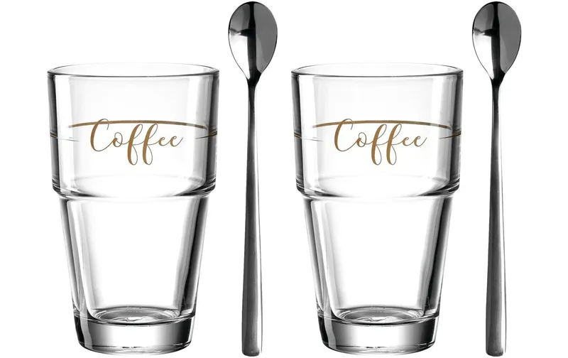 LEONARDO Latte Macchiato Becher Napoli Solo Coffee 410 ml