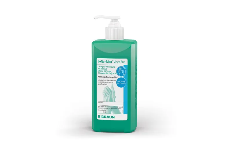 B. marrone Desinfektionsgel Softa-Man ViscoRub mit Dosierpumpe 500 ml