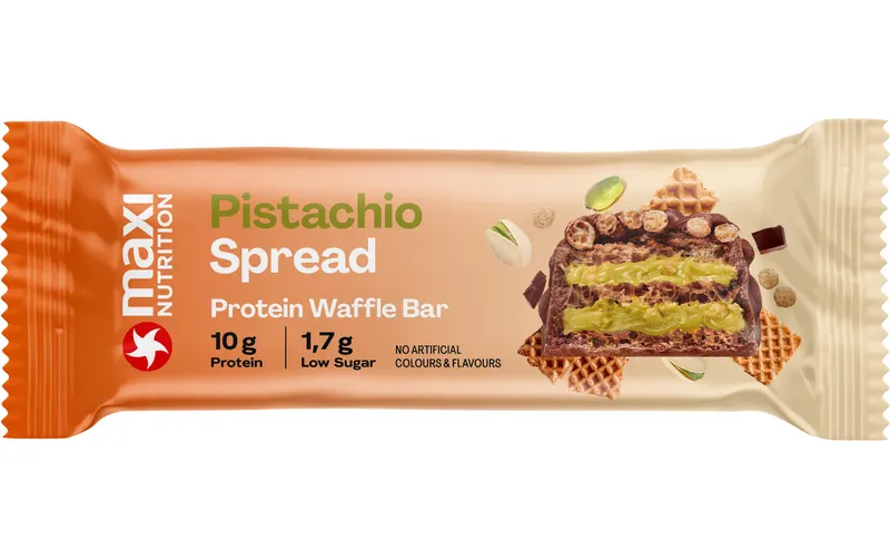 Maxi Nutrition Protein Waffel Riegel – Pistachio Pistazien, 12 x 40 g