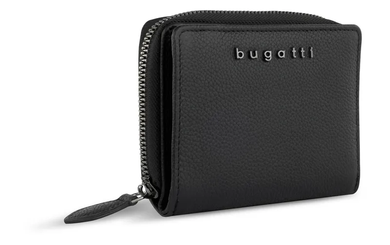 Bugatti Portemonnaie Bella 12 cm, Schwarz
