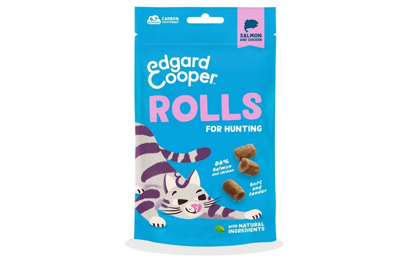 Edgard & Cooper Katzen-Snack Rolls Lachs 45 g