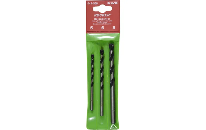 kwb Stein- et Betonbohrer-Set 5-8 mm 3-teilig