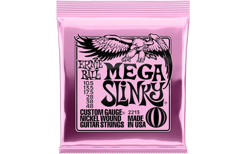 Ernie Ball Gitarrensaiten 2213 Slinky Nickel – Mega 10.5 - 48