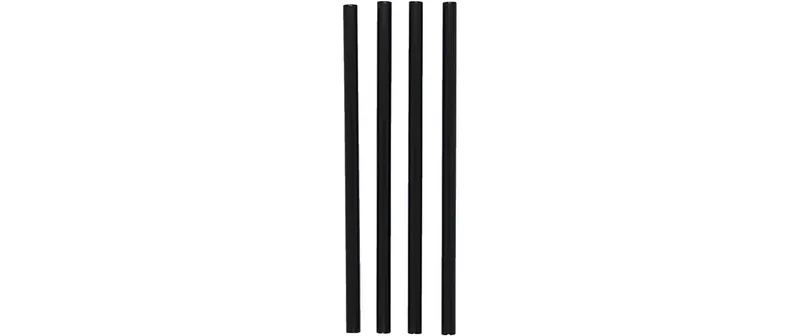 Weita Strohhalm 135 pièces, noir
