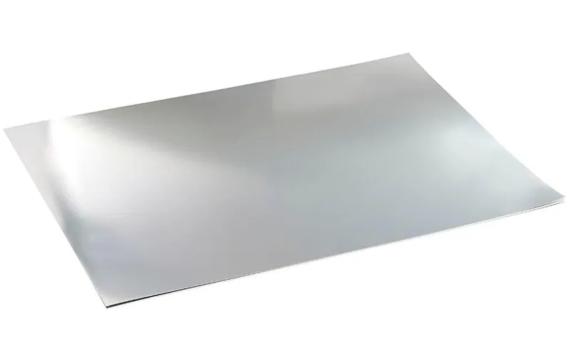 Creativ Company Metallicpapier A2 10 Blatt, Silber