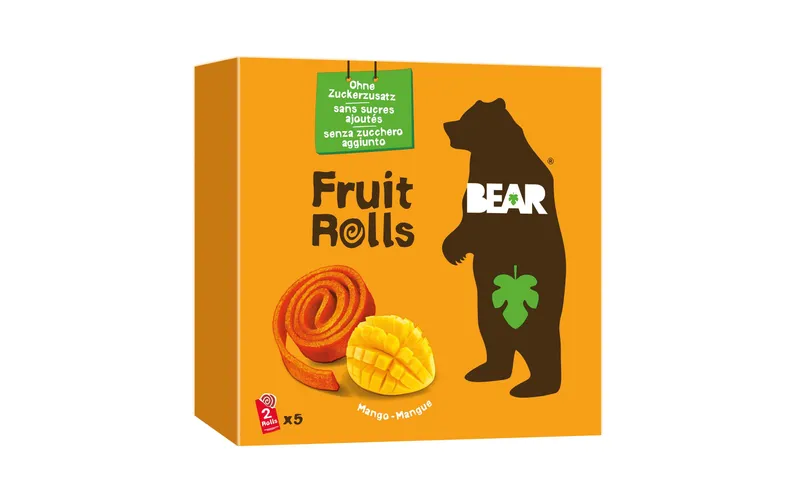BEAR Gommabonbouni Bear Fruit Rolls Mango 100 g