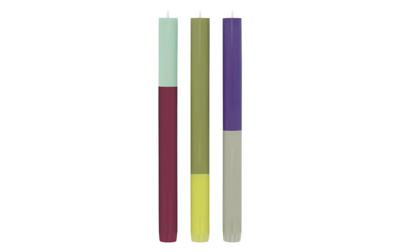Remember Stabkerze Oslo 26 cm x 22 cm, multicolour, 2 pieces