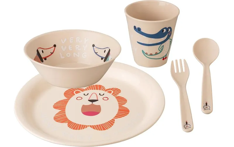 Koziol Kindergeschirrset VERY VERY AT HOME almond, 4er Set