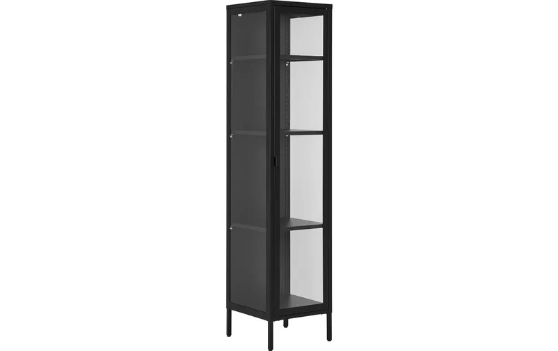 House Nordic Vitrine Brisbane 180 x 40 cm, black