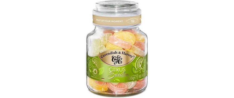 Cavendish & Harvey Citrus Selection Bonbons im Glas 300 g