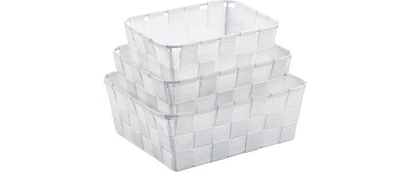 Kela Bad-Utensilienhalter Alvaro 3-teilig, blanc