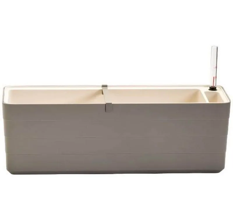 Plastia Bewässerungskasten Berberis 60 cm Taupe