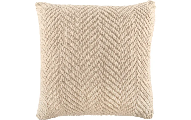 Tiseco Kissen Renee 45 x 45 cm, Elfenbein