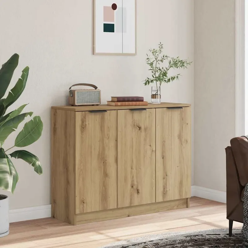 Sideboard Artisan-Eiche 90,5x30x70 cm derivato del legno