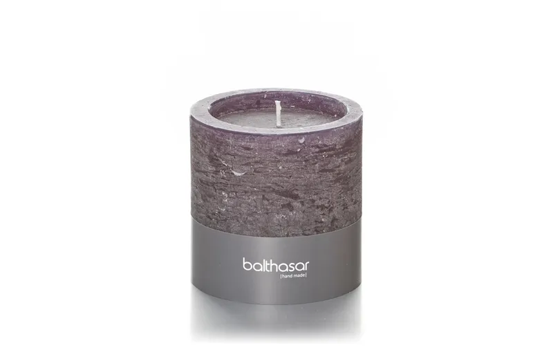 balthasar Kerze Rustico 10 cm x 10 cm, grigio