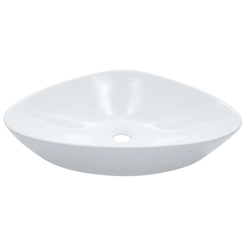 Waschbecken 58,5 x 39 x 14 cm Keramik bianco