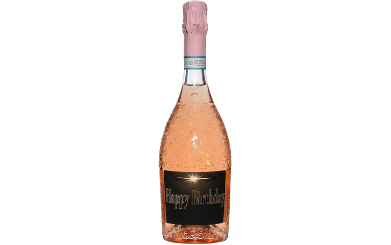 Dreams and Fantasy Geschenkidee Prosecco rosé Happy Birthday 750 ml