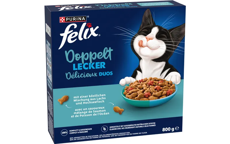 Felix Trockenfutter Doppelt Lecker Adult Fisch 800 g
