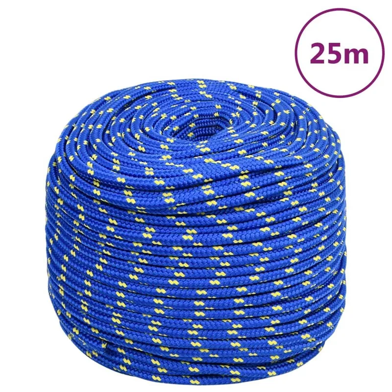 Bootsseil blue 10 mm 25 m Polypropylen