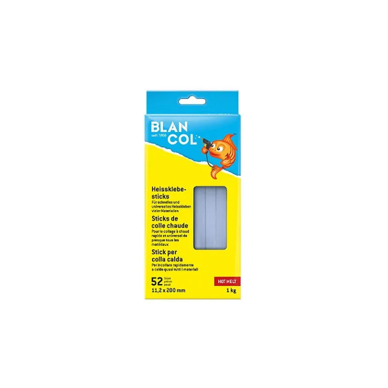 Blancol Klebestick-Set Hot Melt 52 pieces, transparent
