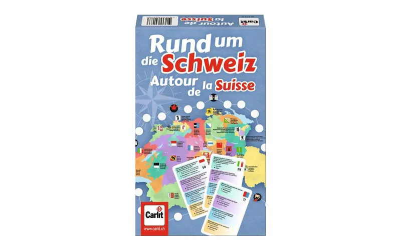 Ravensburger Familienspiel Rund um la Schweiz