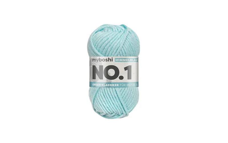 myBoshi Wolle Nr.1 Himmelblau 50 g, 55 m
