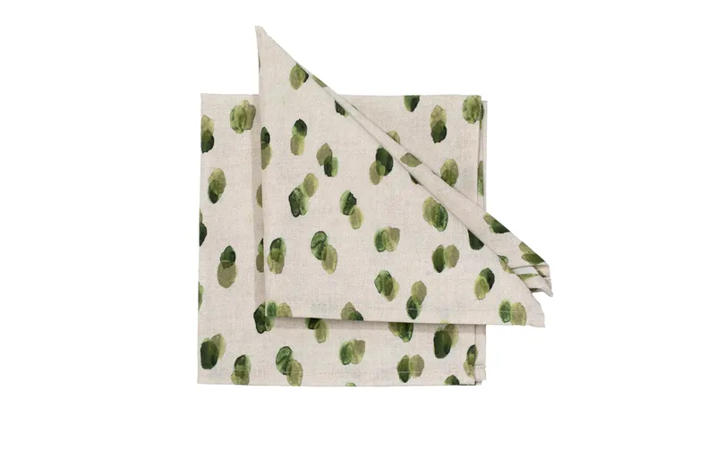 Pichler tessutoserviette Rico 40 cm x 40 cm, 6 pezzi, Olivgrün