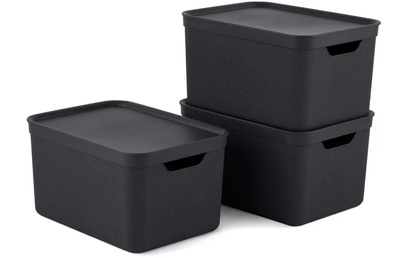 Rotho Aufbewahrungsbox A4 Jive 3 pieces, grey