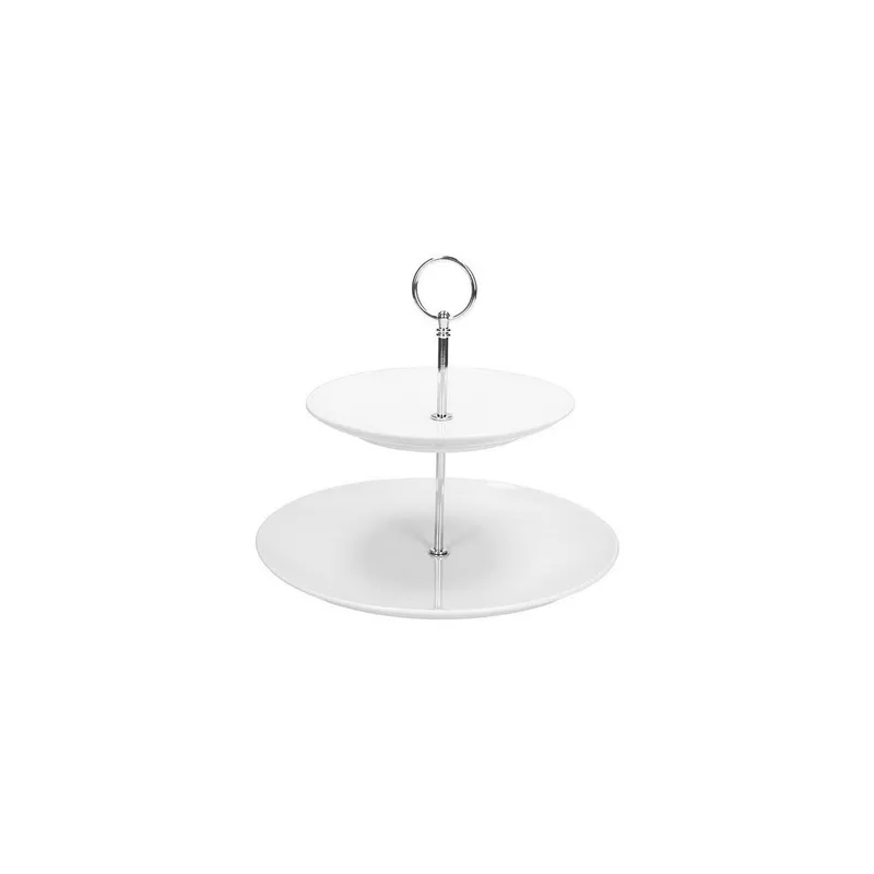 Tognana Etagere Metropolis 27 x 25 cm, Weiss/Silber