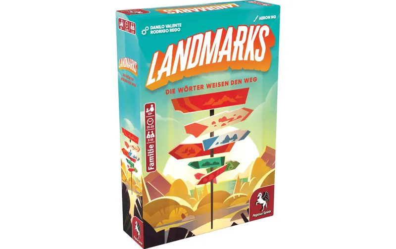 Pegasus Spiele Familienspiel Landmarks -DE