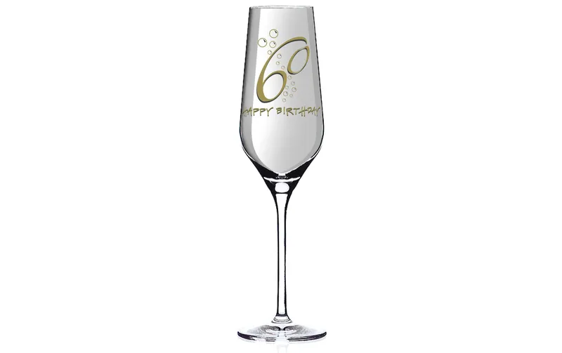 Wate Sektglas Happy Birthday "60"
