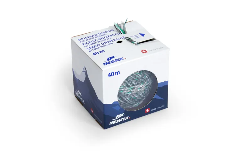 Meister Haushaltschnur Easyfil Öko Ø 2 mm, 40 m, 40 kg, Mehrfarbig